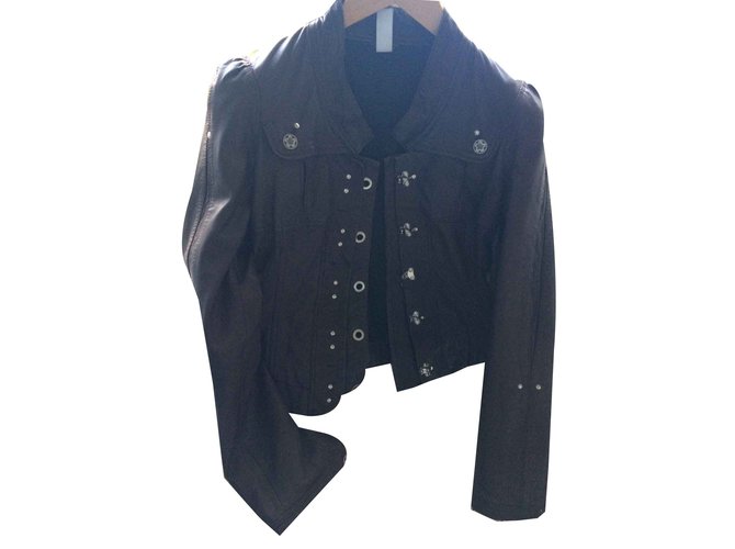 High soft lambskin jacket Chocolate Leather  ref.101158