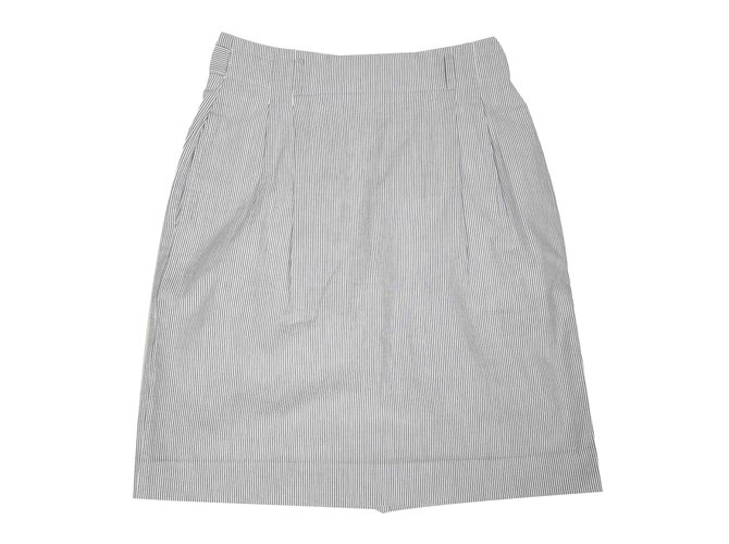Ralph Lauren Pencil skirt size 6US White Cotton  ref.101202