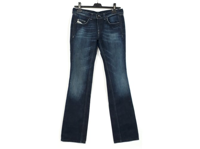 DIESEL Bootcut Jeans come nuovo Doozy Cut W27 l32 Blu Cotone  ref.101216