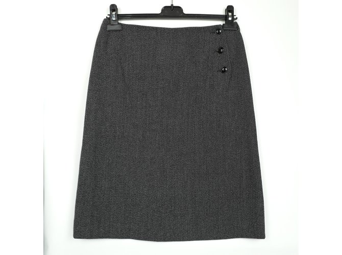 Beautiful Strenesse Pencil Skirt Size S Grey Viscose  ref.101224