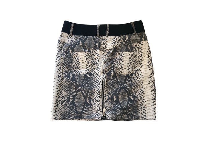 Laurèl Mini skirt from Laurel Python print Cotton  ref.101231