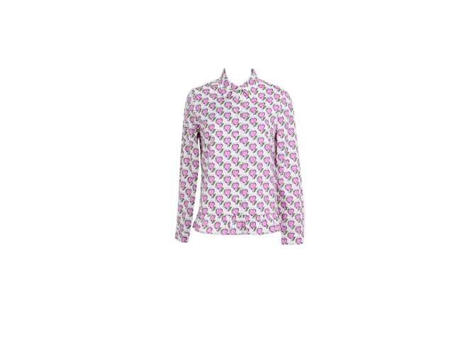 Prada shirt nouveau Coton Rose  ref.101336