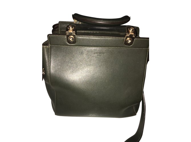 Givenchy Handbags Khaki Leather  ref.101455