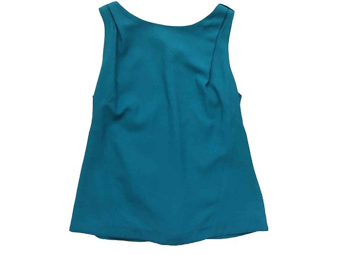 Top Bimba & Lola Blu Celeste in Viscosa Cotone e Lino