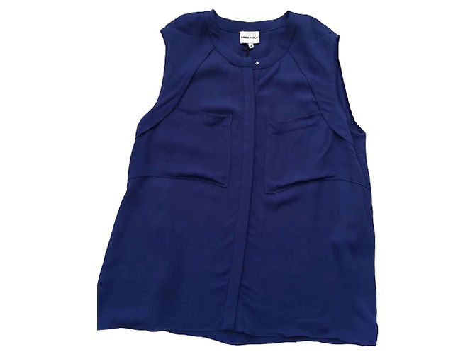 Camicia Bimba & Lola Blu Indaco in Viscosa M