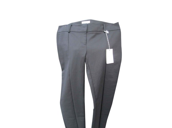 Patrizia Pepe Pantalon trousers nero Coton Polyamide Noir  ref.101549
