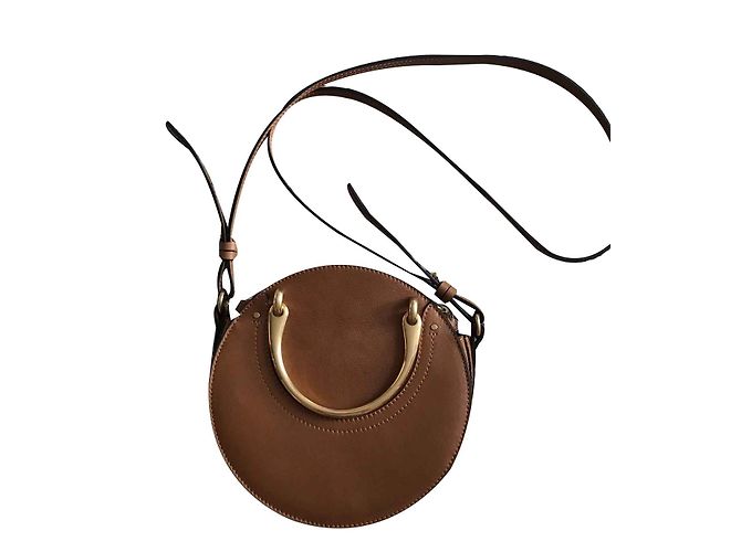 Chloé CHOLE Pixie Small Tan Bag Marrom Suécia Couro
