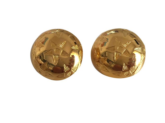 Céline Earrings Golden Metal  ref.101601