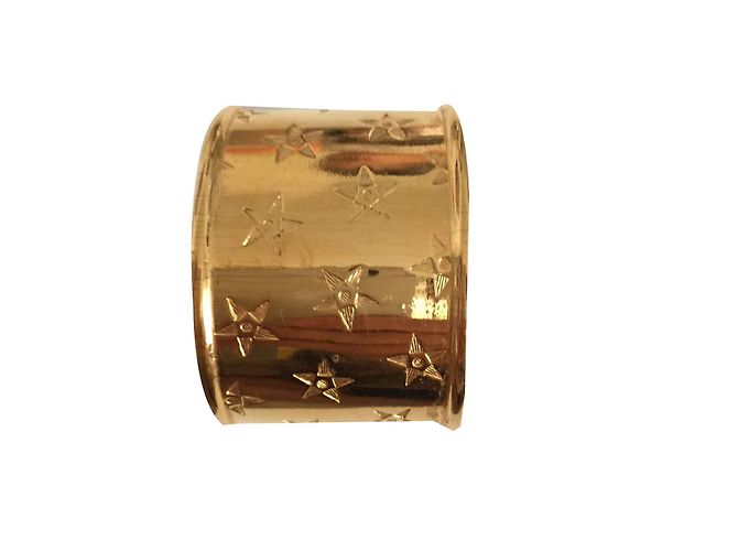 Pulseira Céline em metal dourado