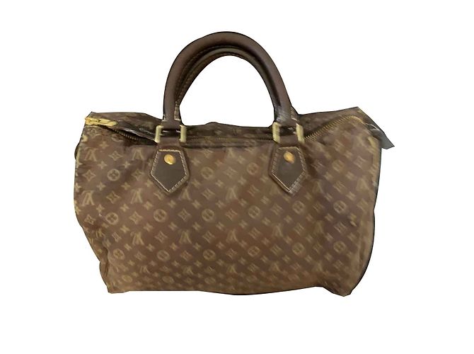 Louis Vuitton Speedy 30 Mini in lino marrone
