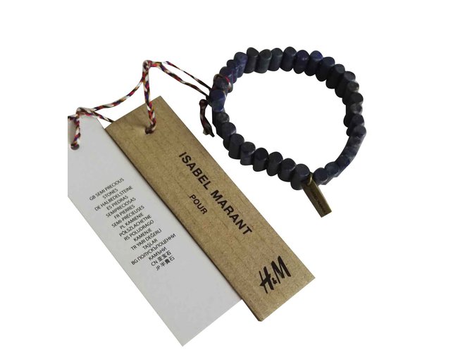 Isabel Marant Pour H&M Bracelets Perle Bleu  ref.101703