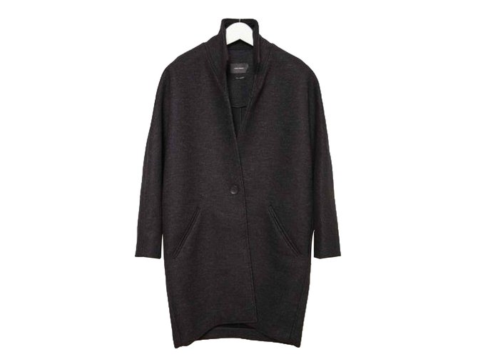 Isabel Marant Coats, Outerwear Black Wool  ref.101715