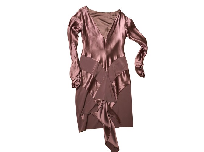 Valentino Dresses Pink Silk  ref.101733