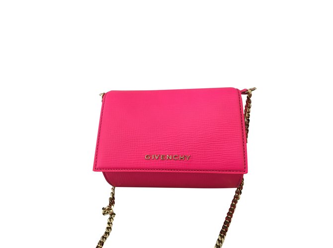 Givenchy Pandora-Box Pink Leder  ref.101760
