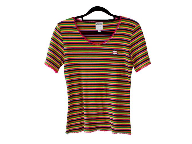 Moschino T-shirts Coton Multicolore  ref.101823