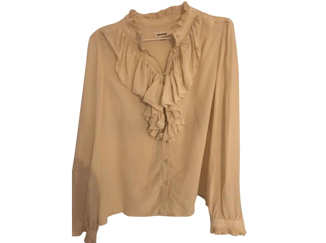 Zadig & Voltaire Blouse zadig and voltaire Eggshell Silk  ref.101842