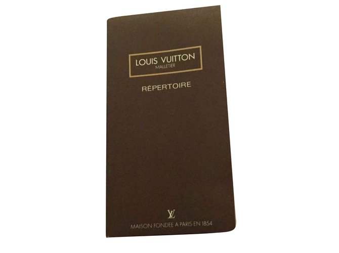 Louis Vuitton Agenda Marron  ref.101848
