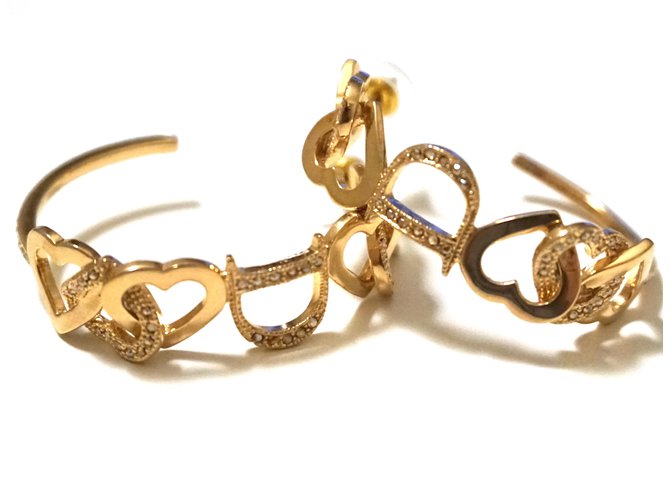 Dior Earrings Golden  ref.101852