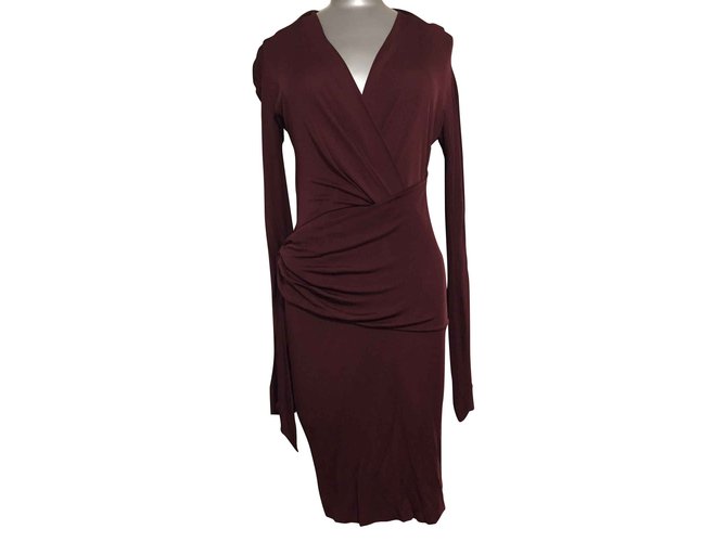 Fendi Dresses Dark red Rayon  ref.101982