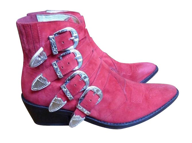 Toga Pulla boots Red