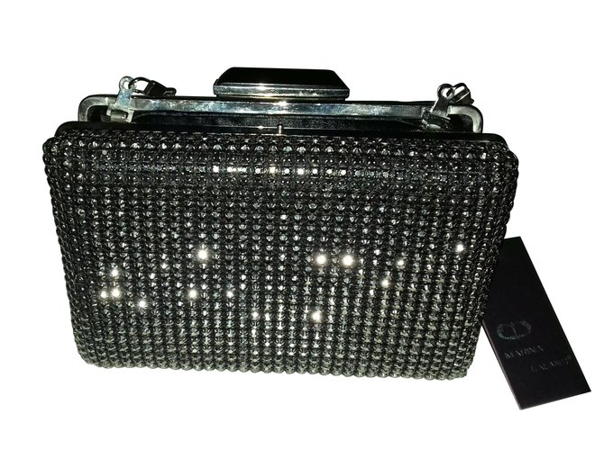 Autre Marque Clutch bag by Maria Galanti new Black Leatherette  ref.102066