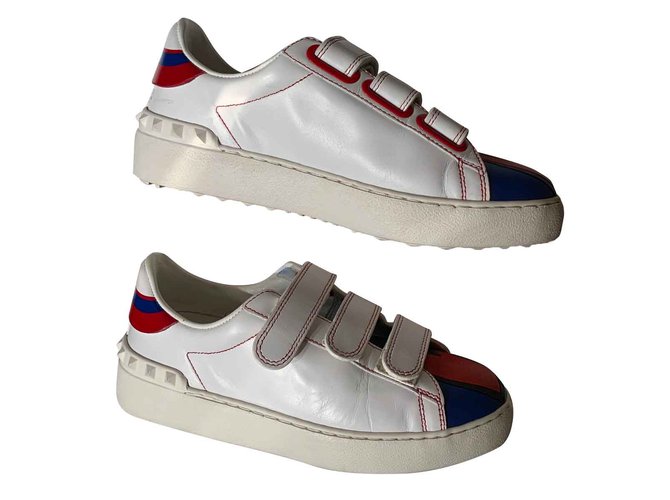 Valentino Sneakers White Leather  ref.102176