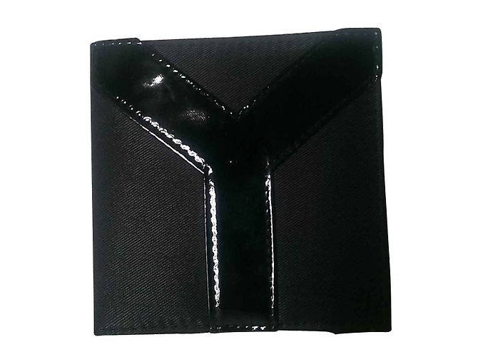 Yves Saint Laurent Notepad Geldbörse Schwarz 