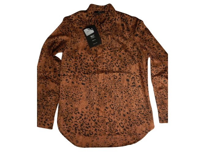 MKT studio Shirt Leopard print Silk  ref.102199