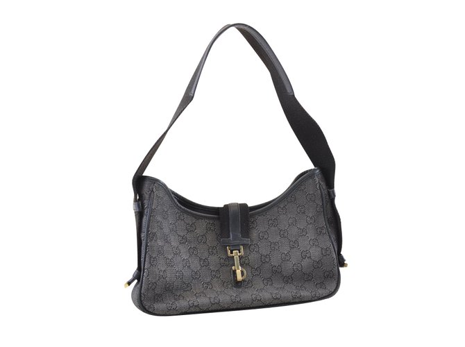 Gucci Sherry Line GG soulder bag Grey Cloth  ref.102222