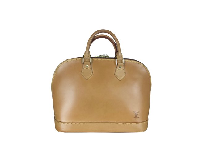 Louis Vuitton ALMA Caramel Leather  ref.102227