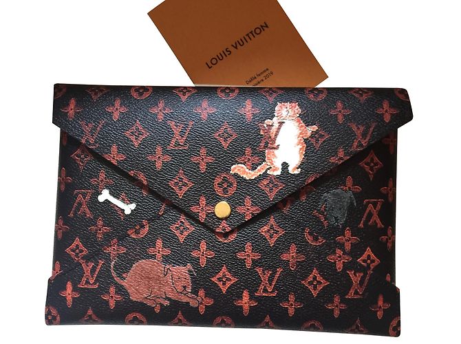 Louis Vuitton Kirigami Marrom Preto Branco