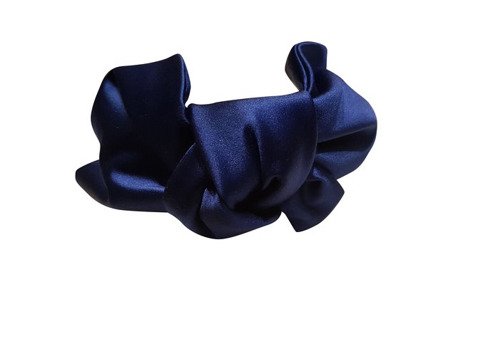 Prada Hair accessories Blue Silk  ref.102250