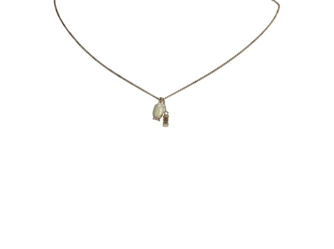 Chanel Collana di fascino CC Multicolore D'oro Metallo  ref.102284