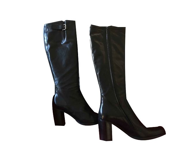 Autre Marque Free Lance Queeni 7 Geromino Lederstiefel Schwarz