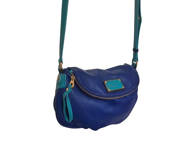 Bolsa Natasha Marc by Marc Jacobs Azul Turquesa