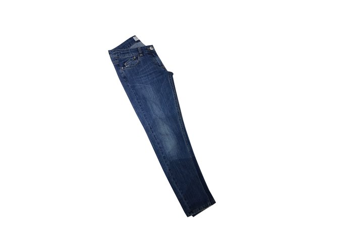 Autre Marque Ellisabetta Franchi jeans Blu Cotone  ref.102387
