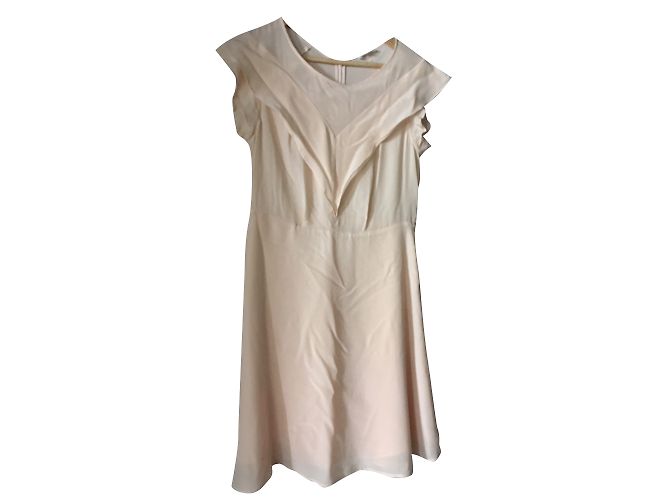 Vestido de seda rosa Claudie Pierlot