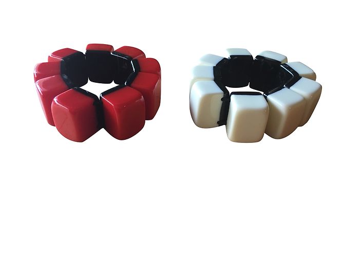 Marni For H&M Armbänder Weiß Rot