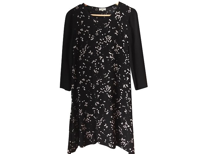 Viskose Kleid Pablo De Gerard Darel Schwarz Weiß