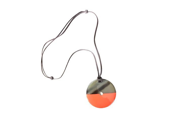 Hermès Langes Horn und Lack Orange