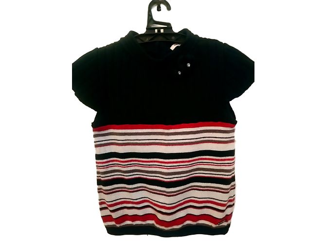Pull Kenzo en coton fille 8 ans Multicolore