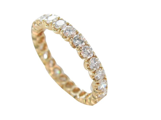 Autre Marque Alliance us yellow gold 18k diamonds 1,5 about carats Golden  ref.102528