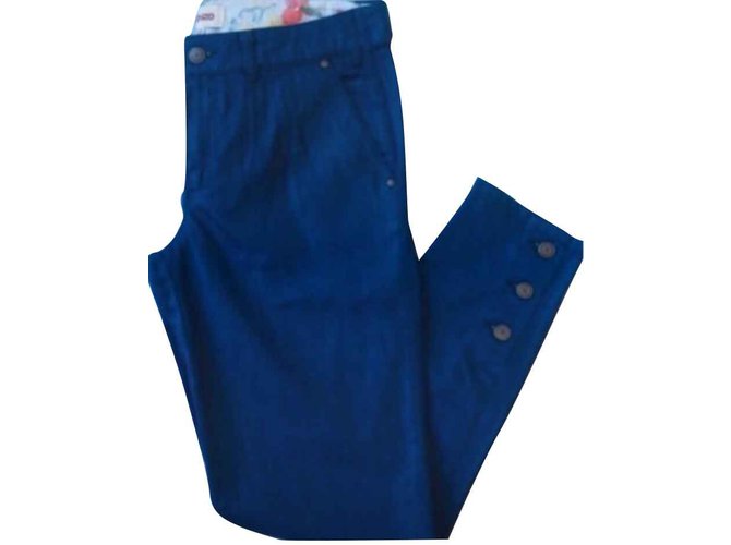 Kenzo Jeans jambes effilées 38 Coton Bleu  ref.102681
