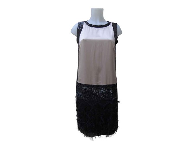 Alberta Ferretti Dresses Black Pink Silk  ref.102740