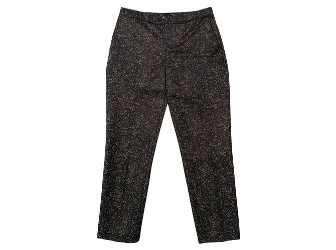 Theysken's Theory Theyskens 'Theory Padgette Foldy-Hose Schwarz Golden