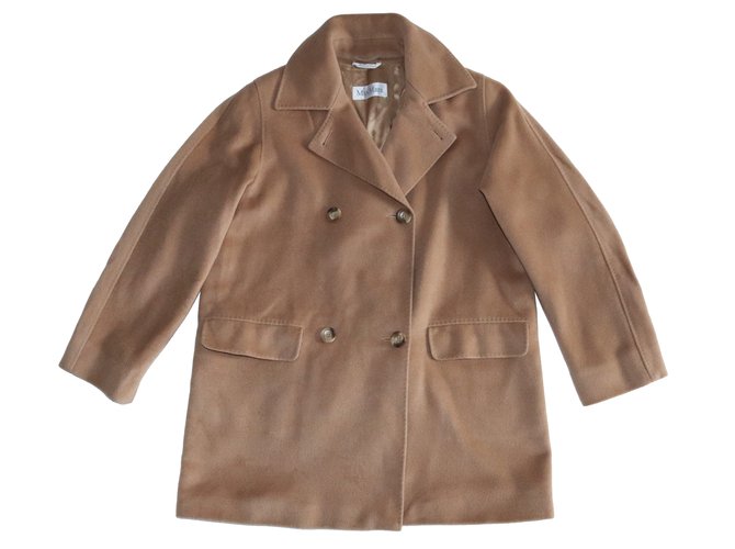 Max Mara Coats, Outerwear Brown Cashmere Wool Viscose  ref.102827