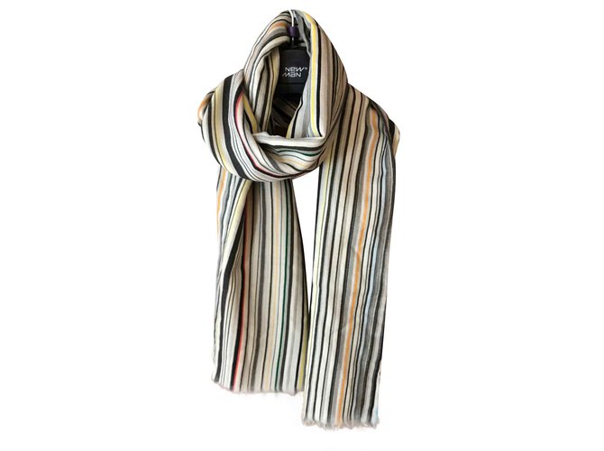 Paul Smith scarf Grey Wool  ref.102838