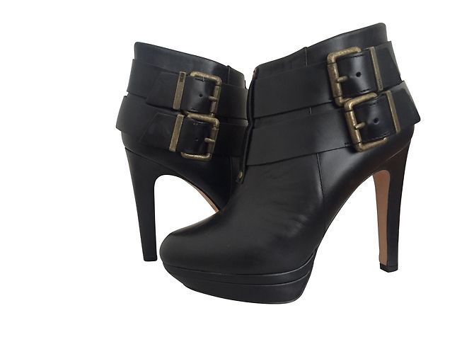 Botins Diesel com fivelas Preto