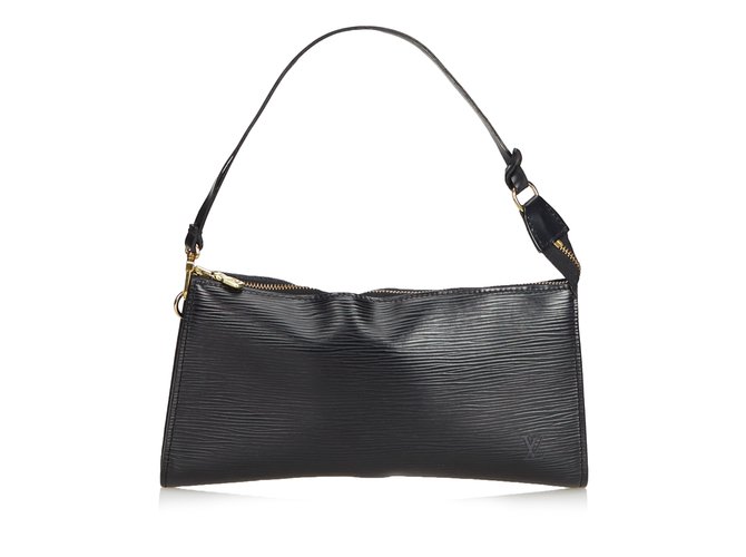Louis Vuitton Epi Pochette Accessoires Black Leather  ref.103059