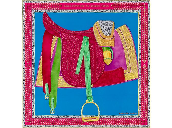 Hermès ASIENTO DEL OFICIAL EN GRAN DESGASTE Multicolor